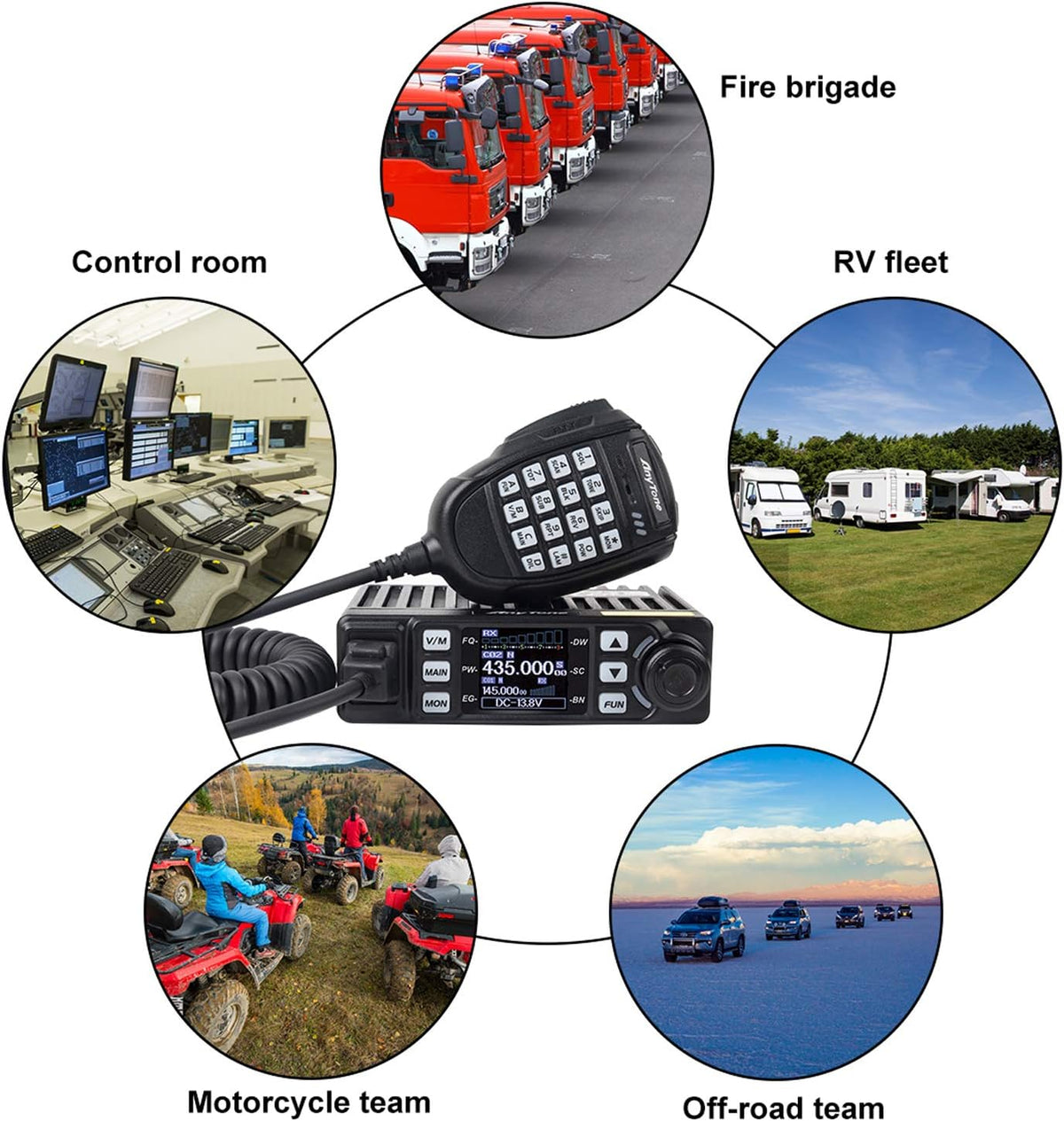 Mini Size Dual Band VHF/UHF Two Way Radio D7936