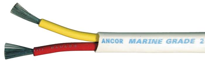 16/2 AWG Red/Yellow Flat Safety Duplex Cable 250' G285