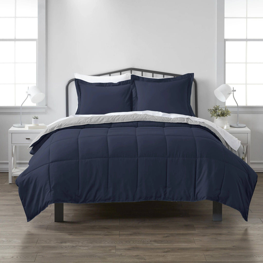 Reversible Down Alternative Comforter King Cal King Q24049