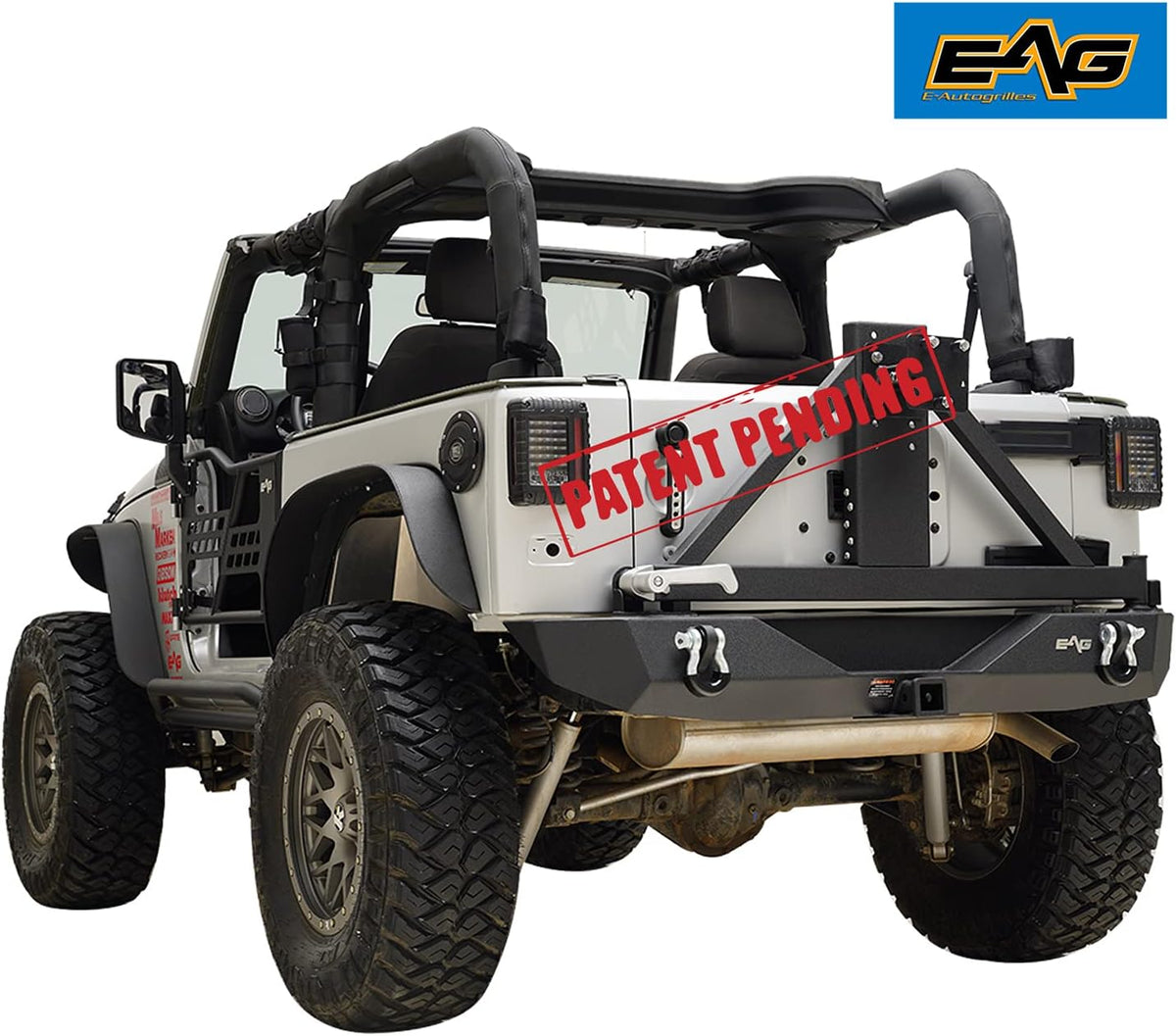 Front and Rear Bumper with Tire Carrier Combo T219495