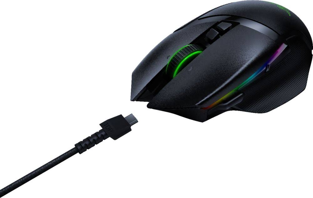 Black Wireless Optical Gaming Mouse V477