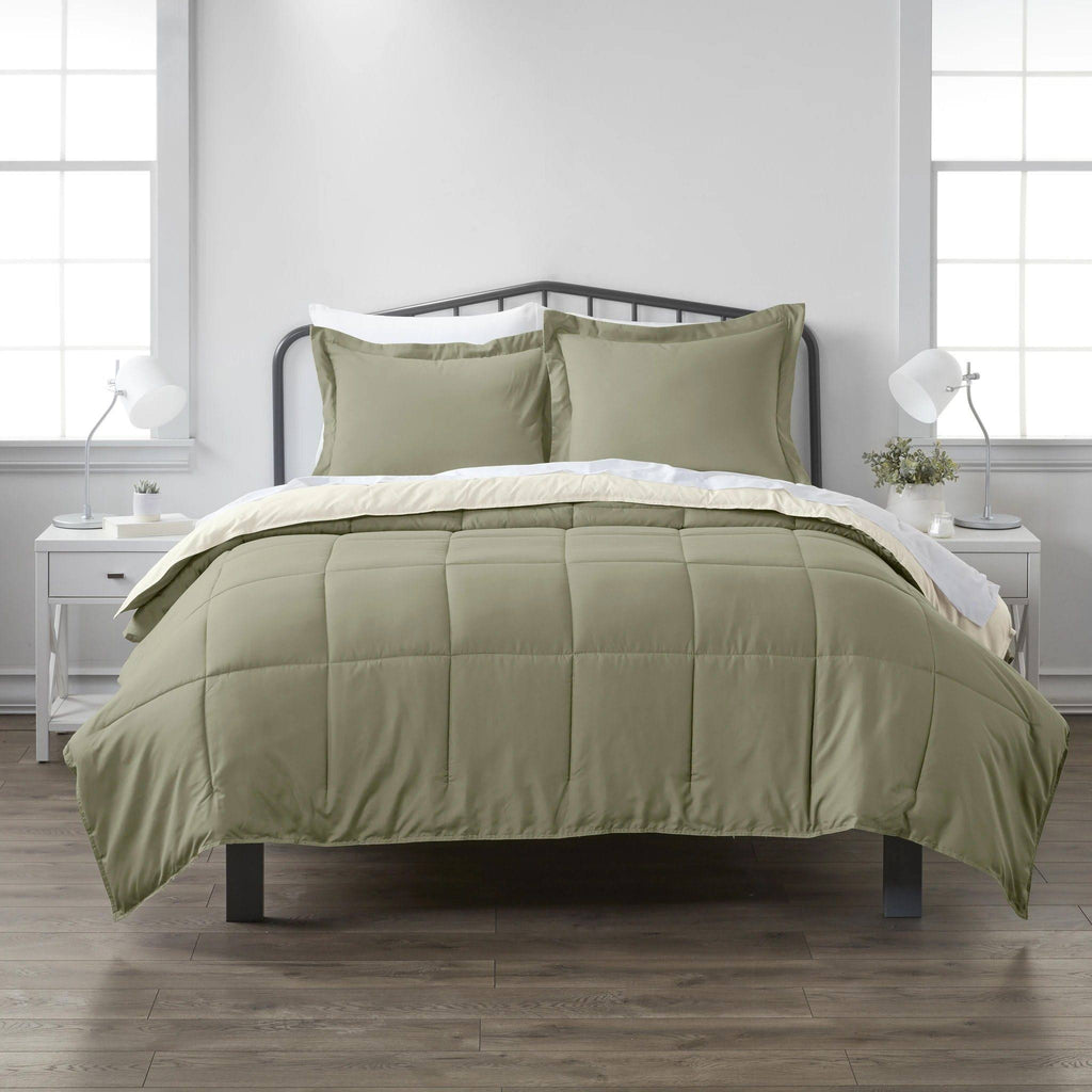 Reversible Down Alternative Comforter King Cal King Q24049