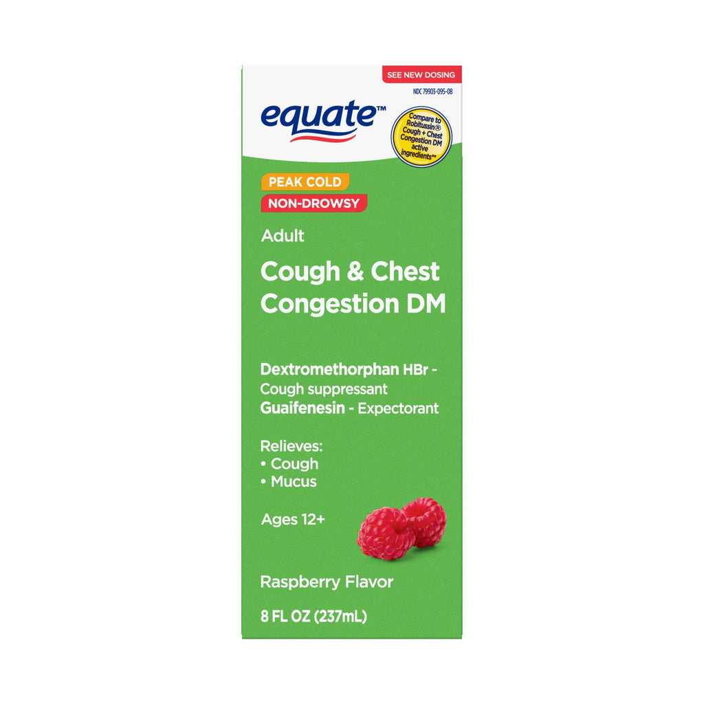 Raspberry Flavor Cough and Chest Congestion DM, 8 fl oz B230251