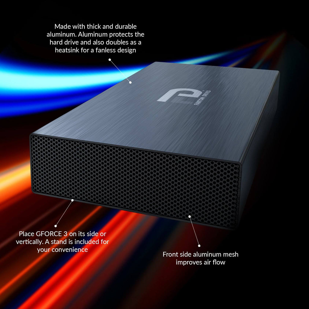 3tb 7200RPM USB 3.0 Aluminum External Hard Drive N3368
