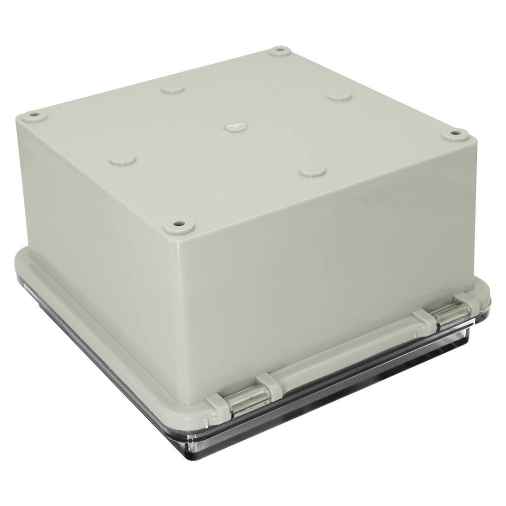 ABS Plastic IP65 Junction Box with Clear Cover 5.9 x 5.9 x 3.5 inch Pack of 2 B295247