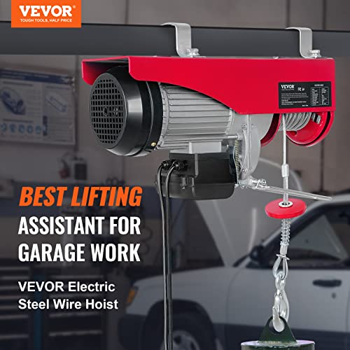 14ft 1320lbs Electric Hoist 110v 40ft Lifting Height H45230