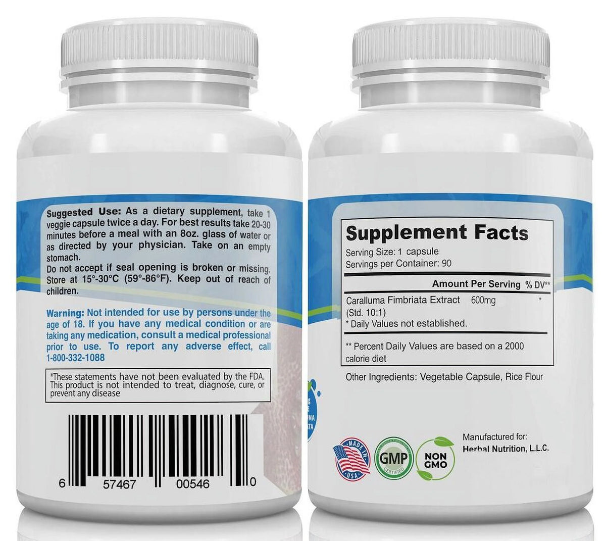 90 Capsules 1200mg Weight Loss Supplement Z587987