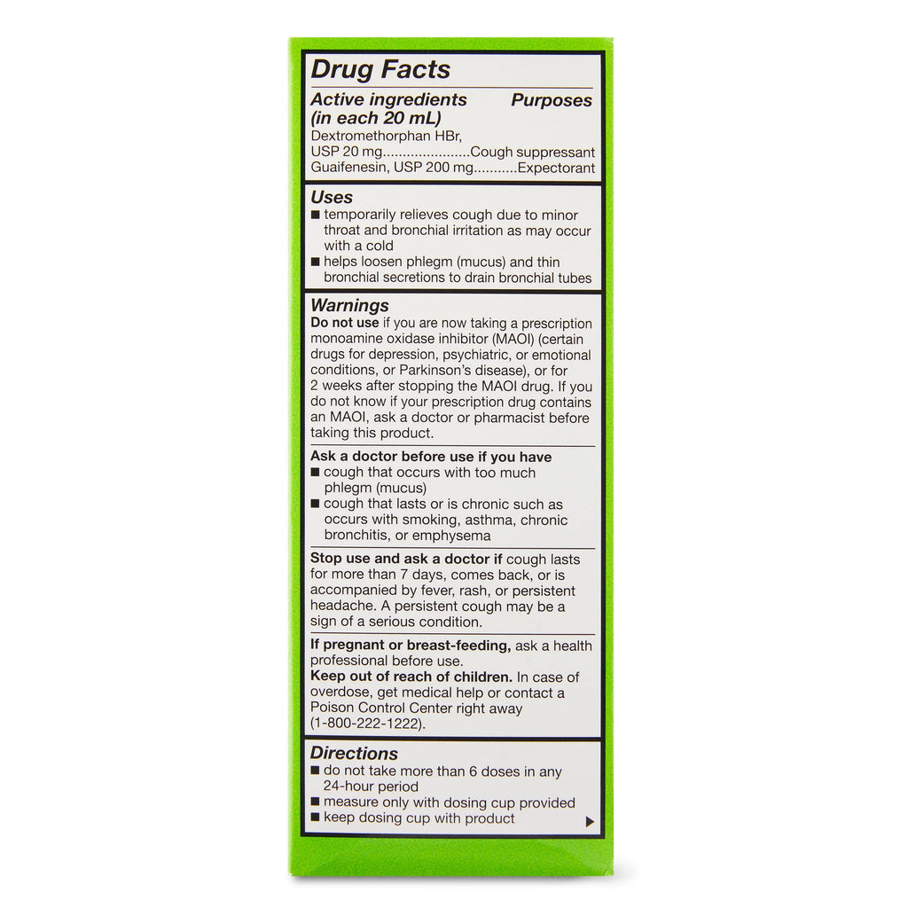 Raspberry Flavor Cough and Chest Congestion DM, 8 fl oz B230251