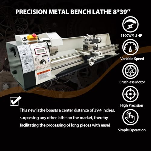 8''x39'' Benchtop Metal Lathe Z29270