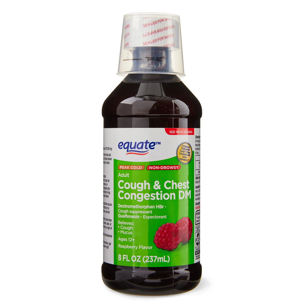 Raspberry Flavor Cough and Chest Congestion DM, 8 fl oz B230251