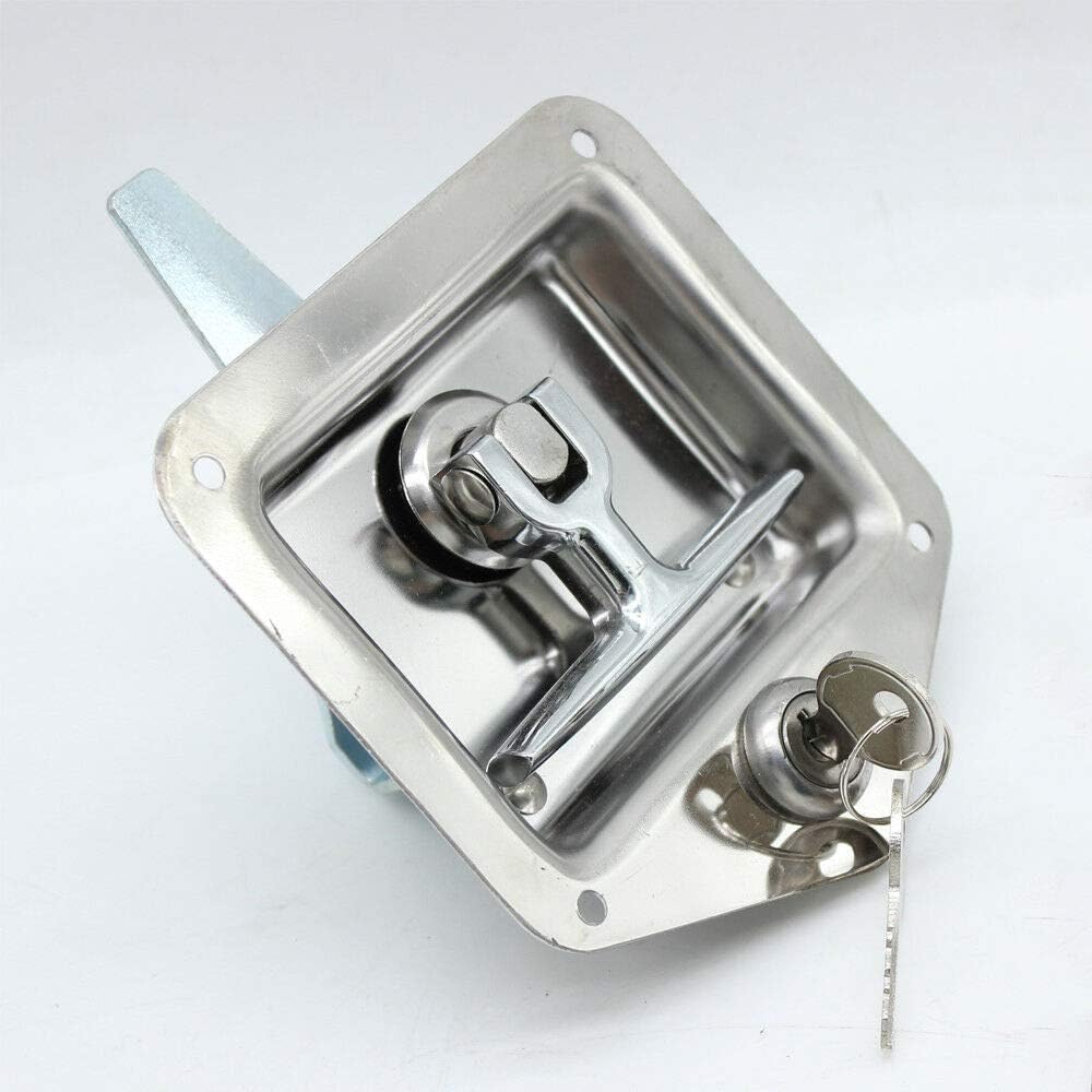 4 Pack Stainless Steel Trailer Door Latch T-Handle Locking J95275