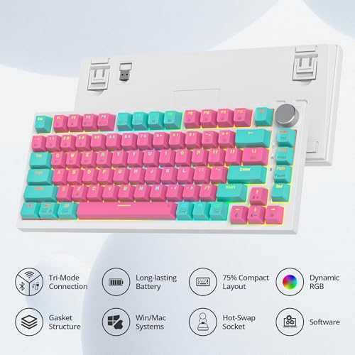 Wireless Creamy Mechanical Keyboard Q96173