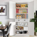50" LED Kitchen Pantry Storage Cabinet with 2 Doors and Shelves S733156
