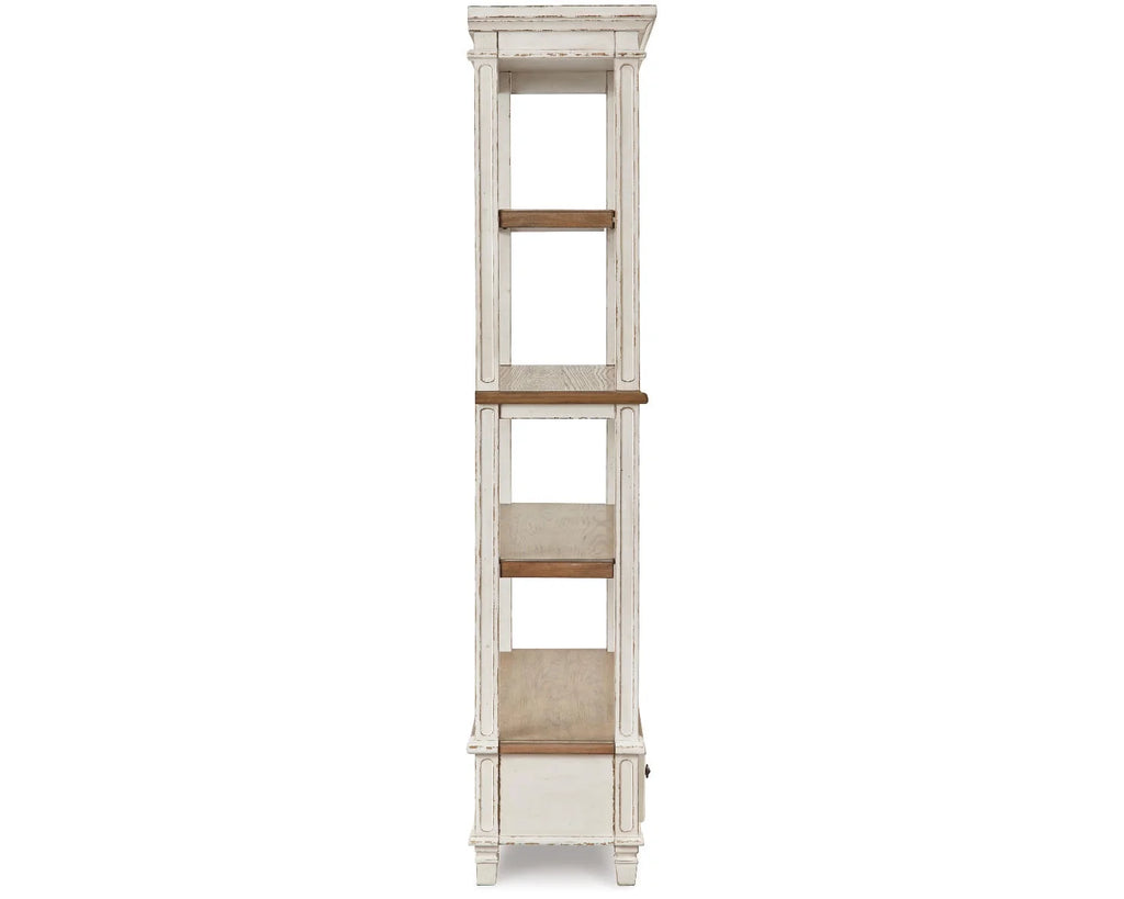 75" Bookcase Brown/White A714