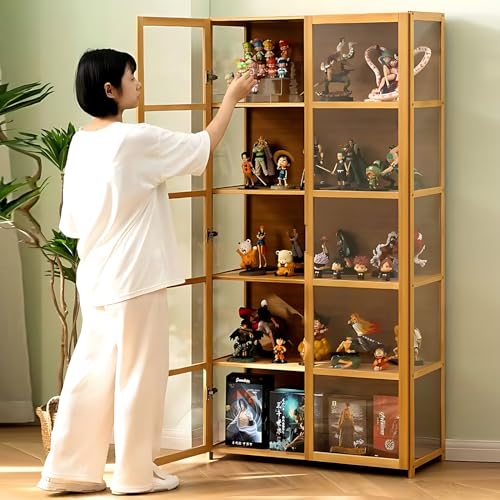 5-Tier Acrylic Glass Door Display Cabinet J50980