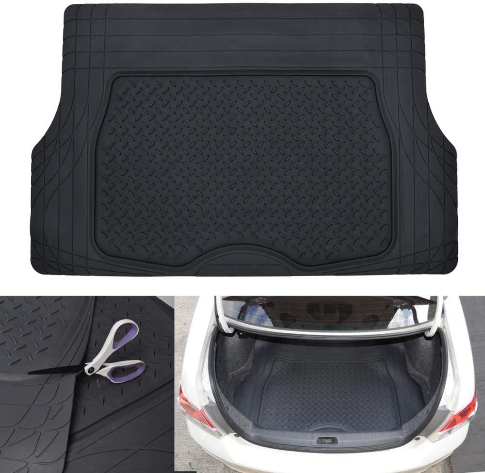 All Weather Rubber Car Floor Mats with Cargo Liner Full Set O271
