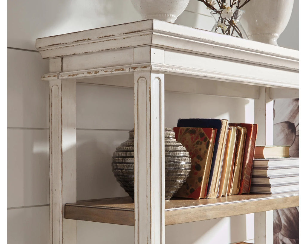 75" Bookcase Brown/White A714