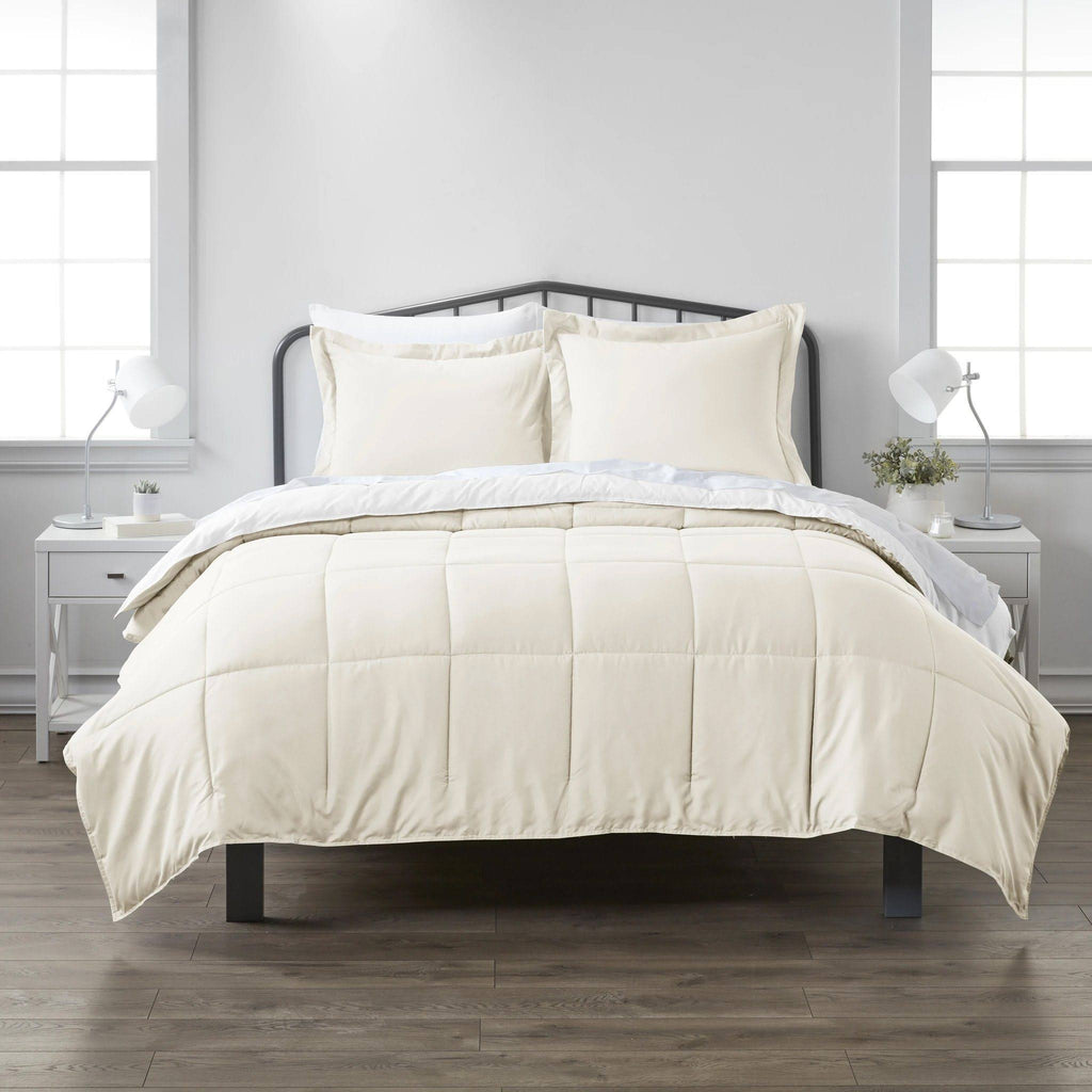 Reversible Down Alternative Comforter King Cal King Q24049