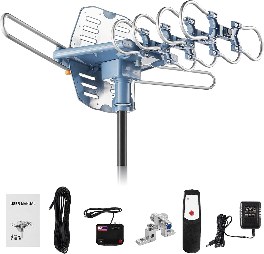 60FT RG6 Coaxial Cable Digital Outdoor Antenna O490549