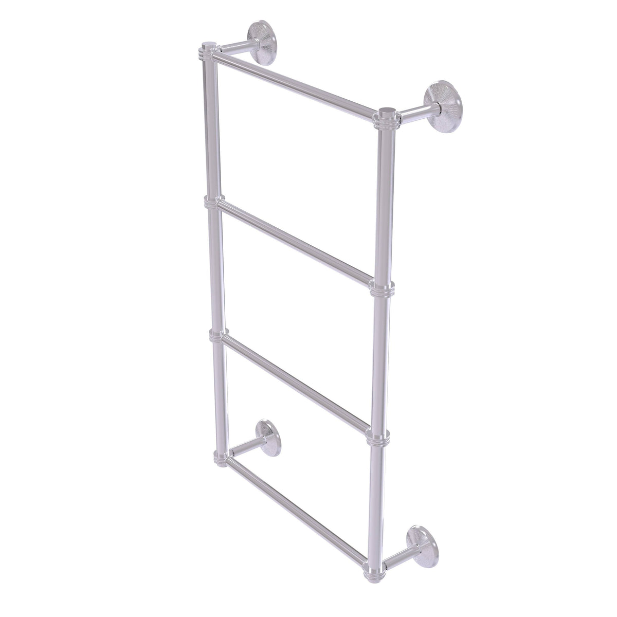 36 inch 4 Tier Matte Black Ladder Towel Bar I747