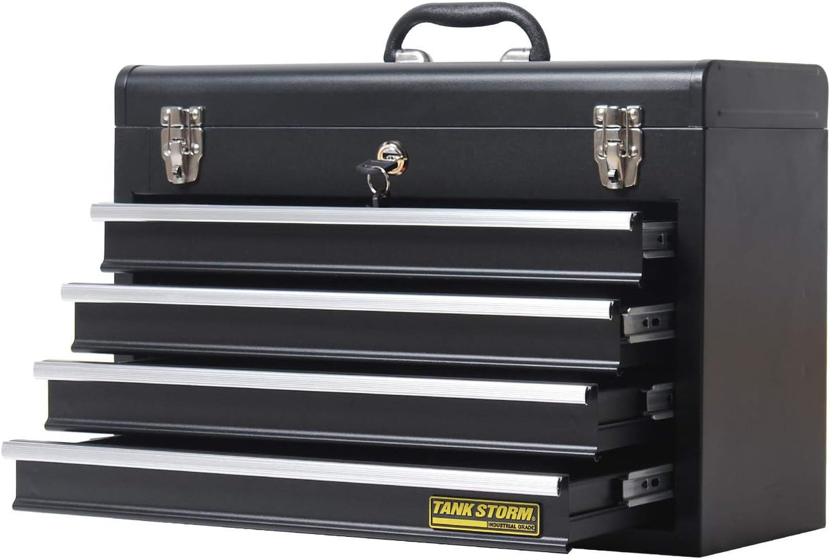 Black 20.6" 4-Drawer Steel Tool Chest Y3423