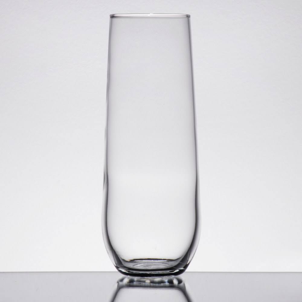 8.5 oz Stemless Flute Glass - 12/Case G47154