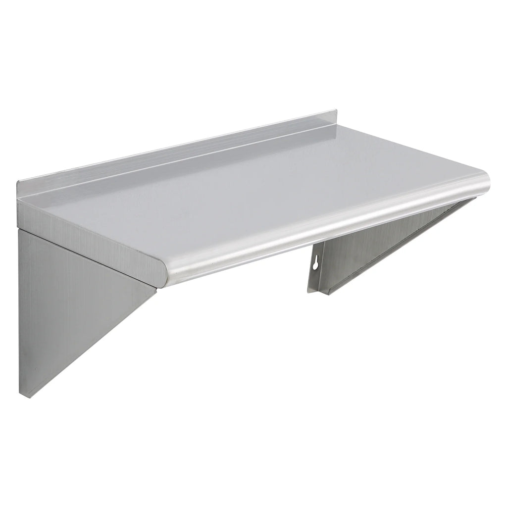Stainless Steel 24" x 12" Wall Mounted Shelf D524