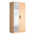 Two Door Armoire Wardrobe with Mirror G521