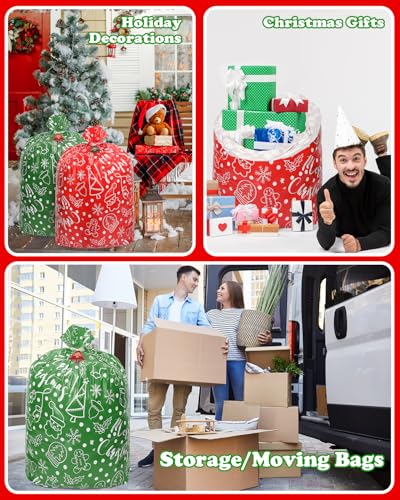 Assorted Sizes 34Pcs Christmas Gift Bags W69616