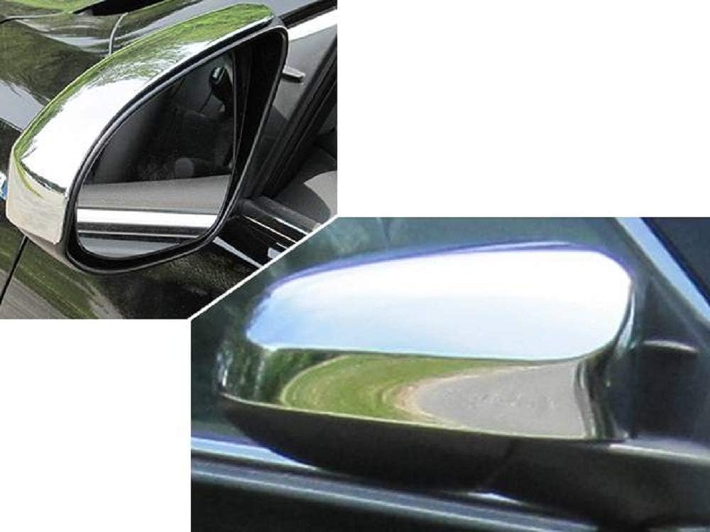 2 Piece Chrome Plated ABS Plastic Mirror Cover Set P4280