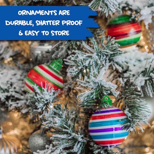 Christmas Tree DIY Ornament Decorating Kit with 8 Colorful Markers Q378