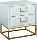 White Gold Nova Side Table A17667