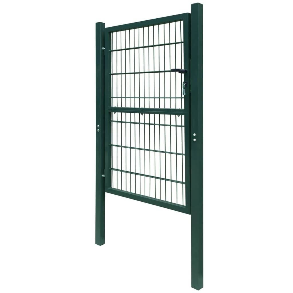Green 2D Fence Gate Q43222