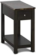 Faux Marble Top End Table with Drawer Y39277
