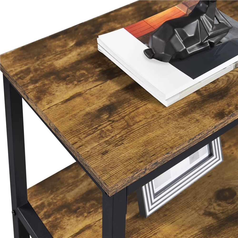 Industrial Console Table Rustic Brown R75409
