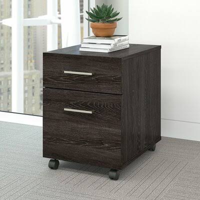 2-Drawer Mobile Vertical Filing Cabinet B7924