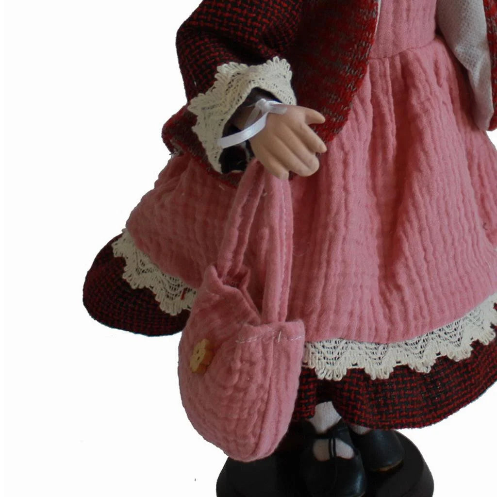 40cm Porcelain Doll with Display Stand F5161