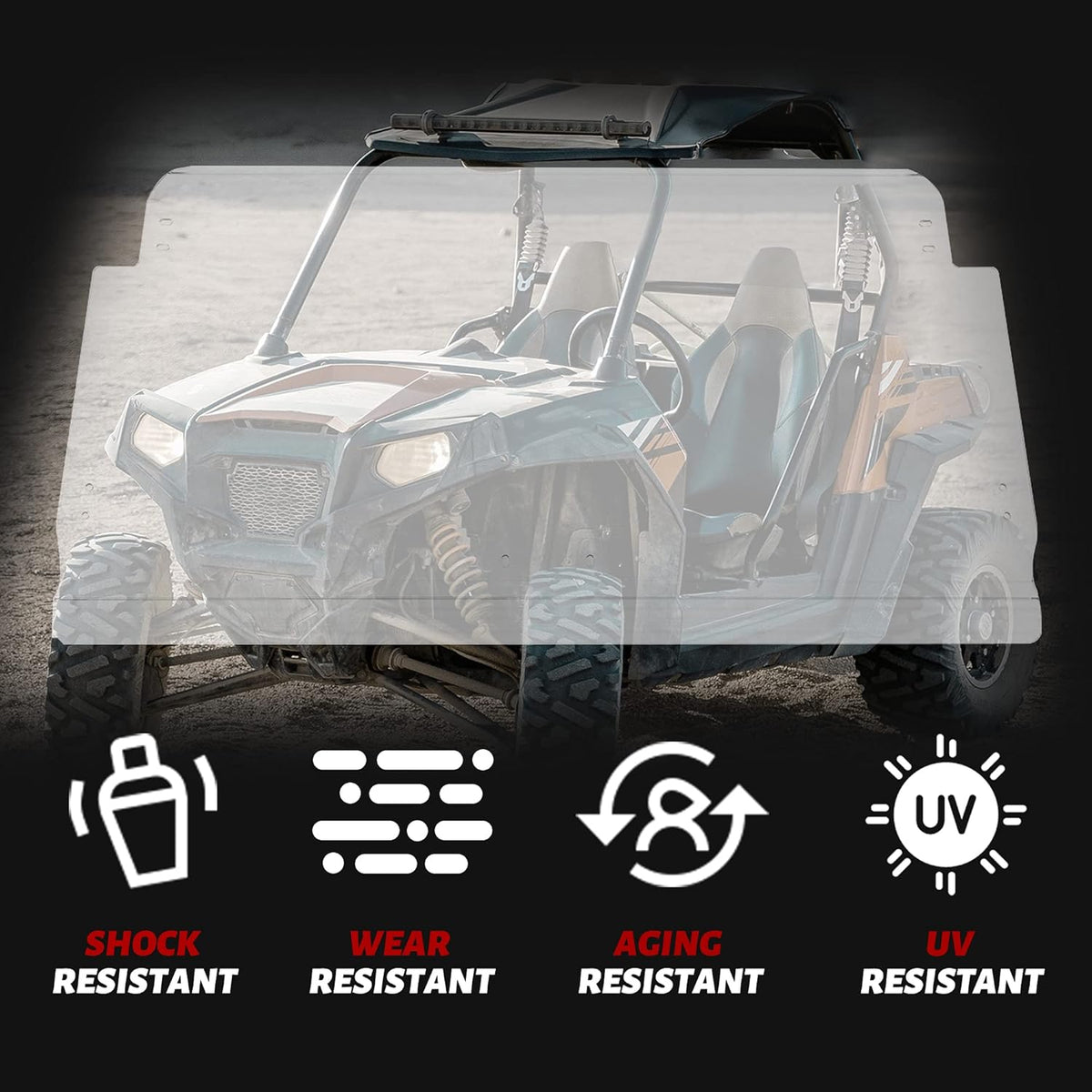 Full Clear Windscreen H130