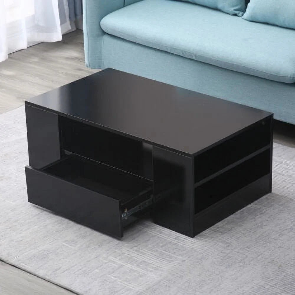 Black High Gloss Coffee Table Y5157