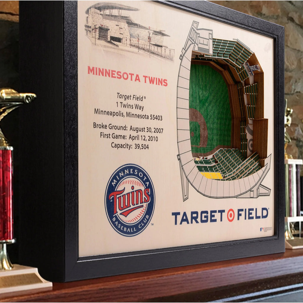 MLB Minnesota Twins 25-Layer 3D Wall Art T596872