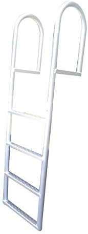 Aluminum Stationary Fixed Dock Ladder 4 Steps 21'' Wide Capacity 750lbs G9841