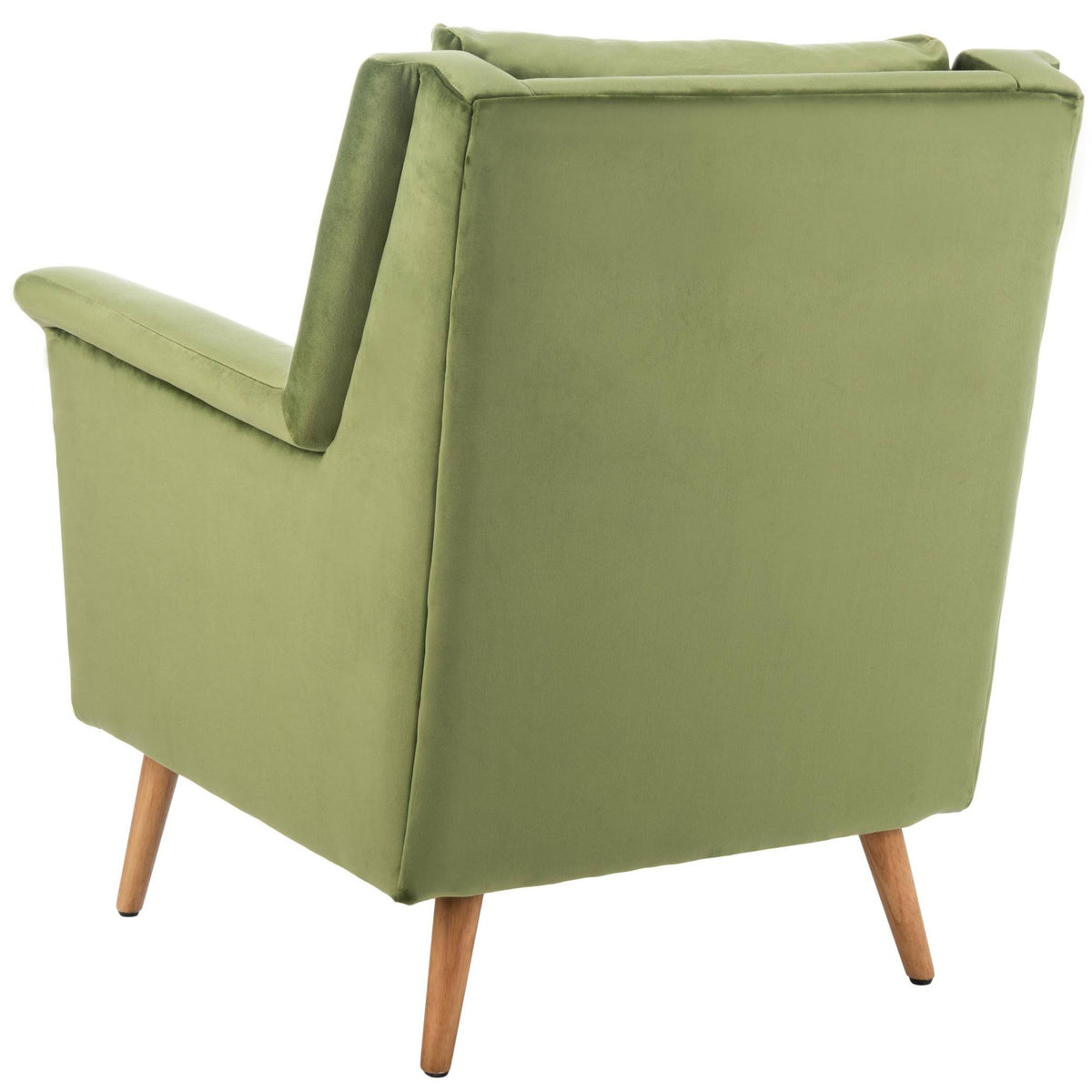 Olive Velvet Arm Chair U3539