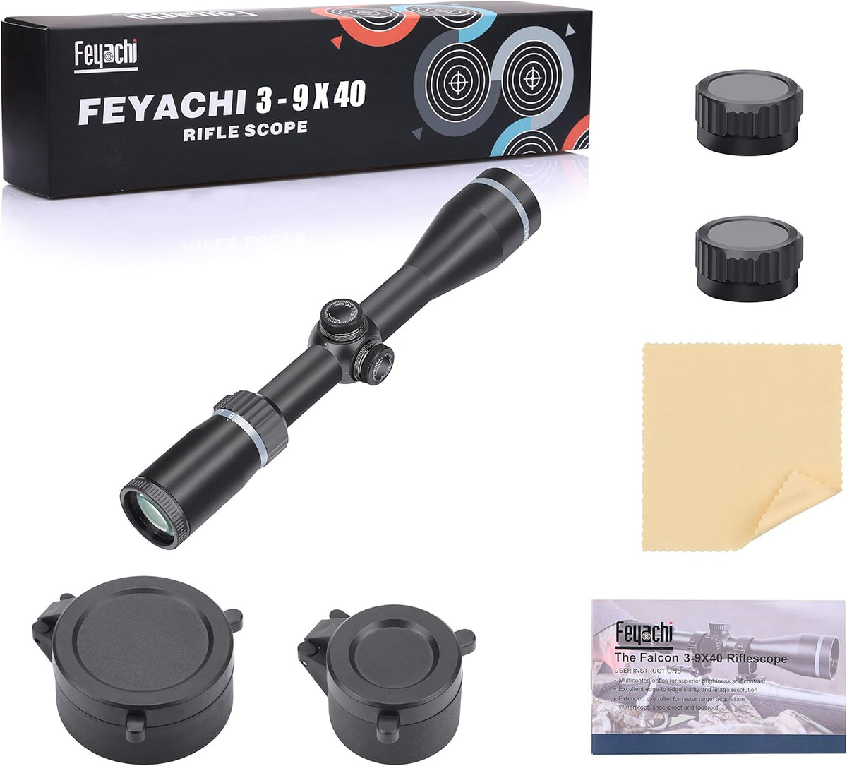 3-9x40mm Rifle Scope with BDC Reticle G794070