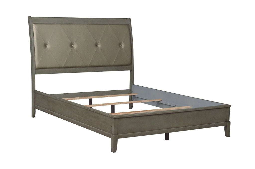 5pc Wooden Bedroom Furniture Set Cal-King Bed L64283