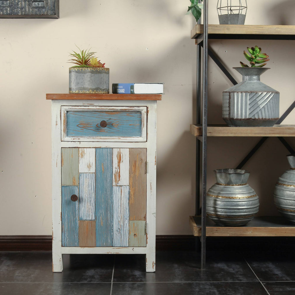 Rustic Multi-Color Console Cabinet S2919