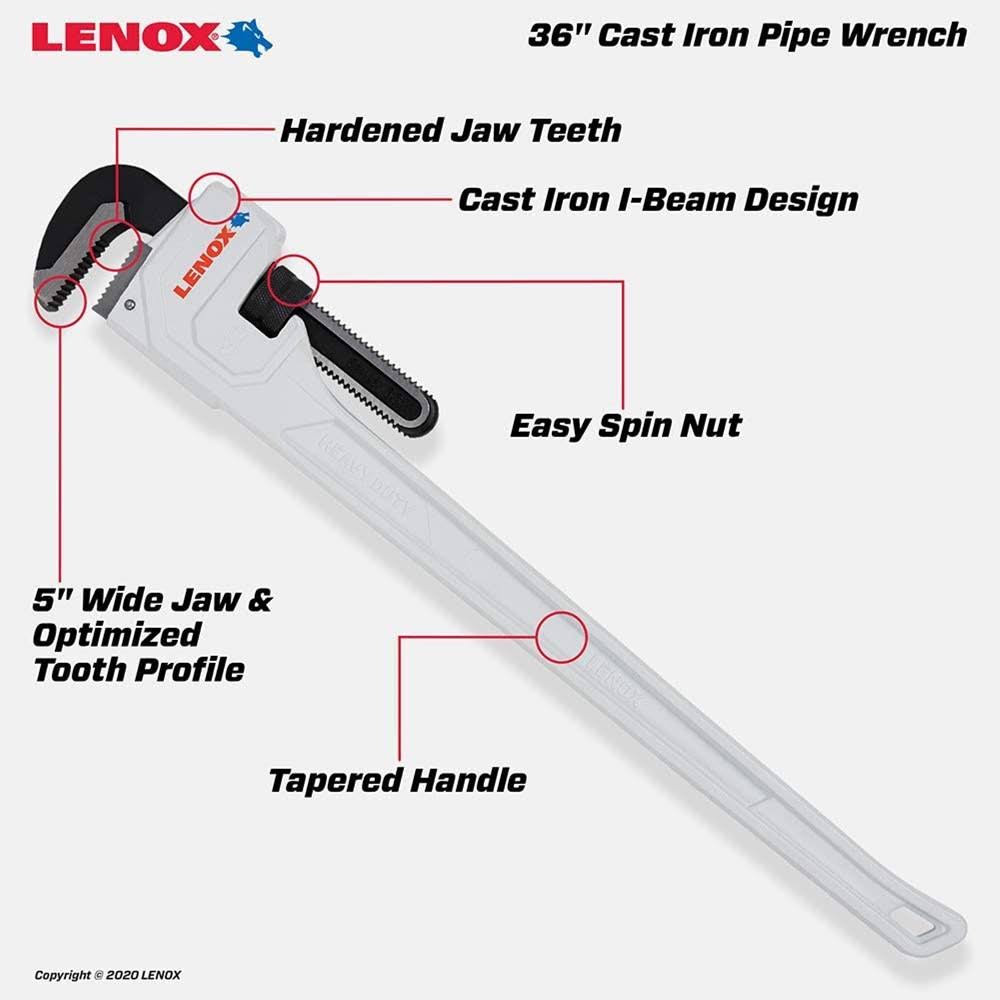 Cast Iron Pipe Wrench 36x22 K675727
