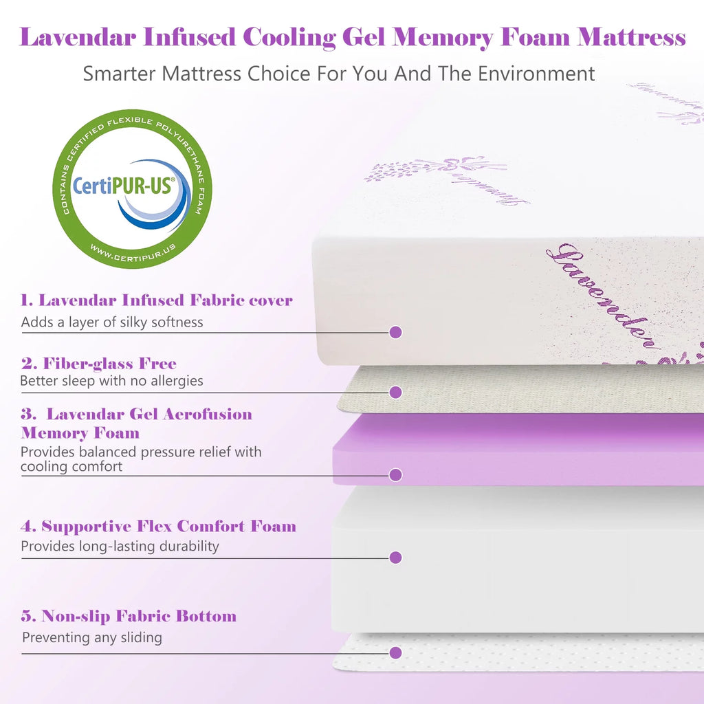 10 inches Queen Memory Foam Mattress L936509