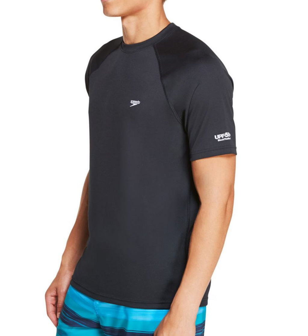 Men's Speedo Easy Regular Fit Short Sleeve Swim Shirt Z161498