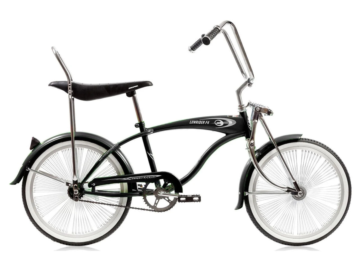 20 In. Lowrider Hi-Ten Steel Coaster Brake Single Speed Black C592