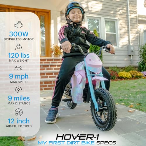 300W Motor 9MPH Max Speed 12” Off-Road Tires Electric Dirt Bike Z4582
